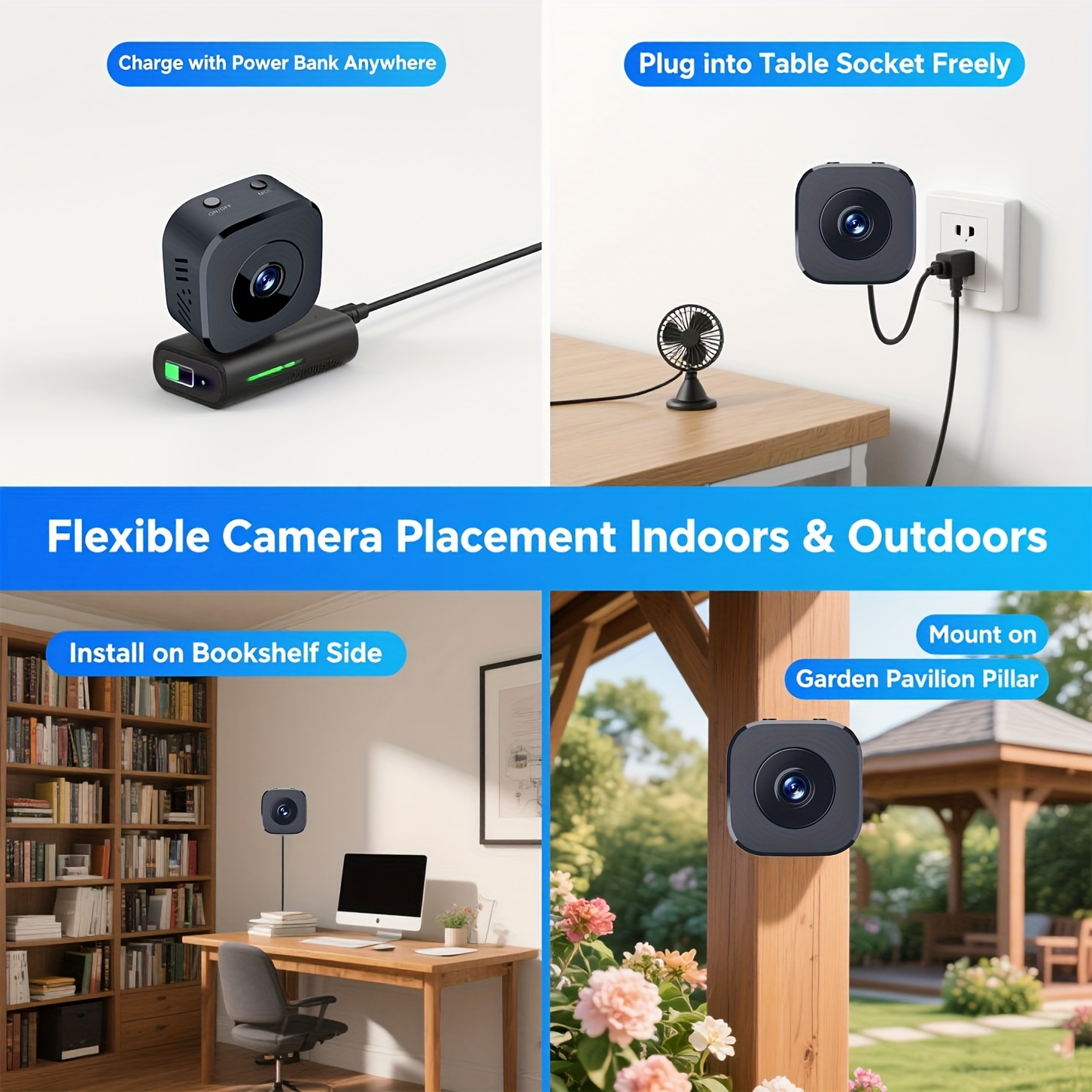 1080P HD Mini WiFi Camera Indo - Home Security Monitoring recensione e prezzo