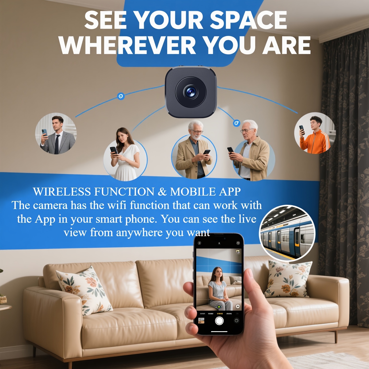 1080P HD Mini WiFi Camera Indo - Home Security Monitoring recensione e prezzo