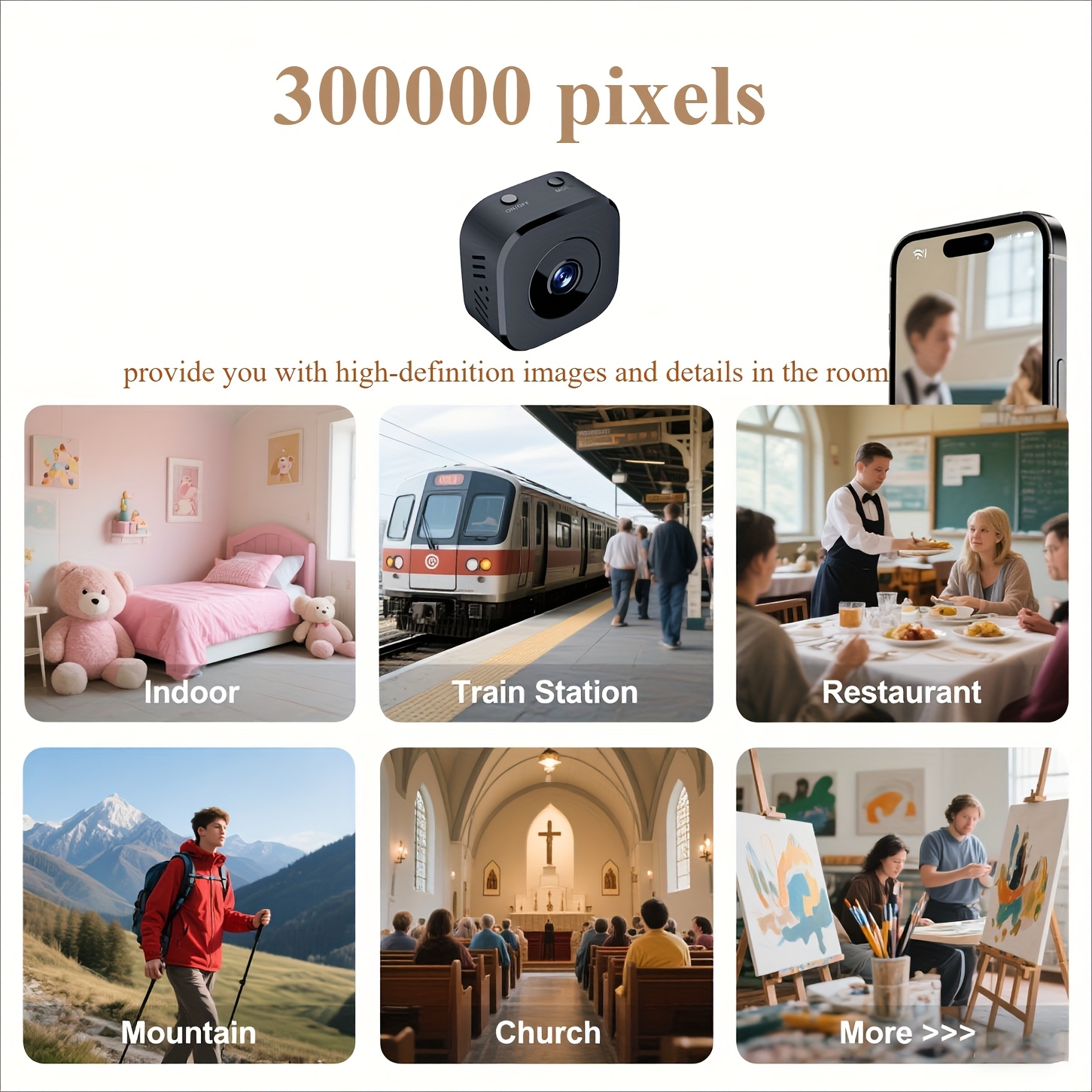 1080P HD Mini WiFi Camera Indo - Home Security Monitoring recensione e prezzo