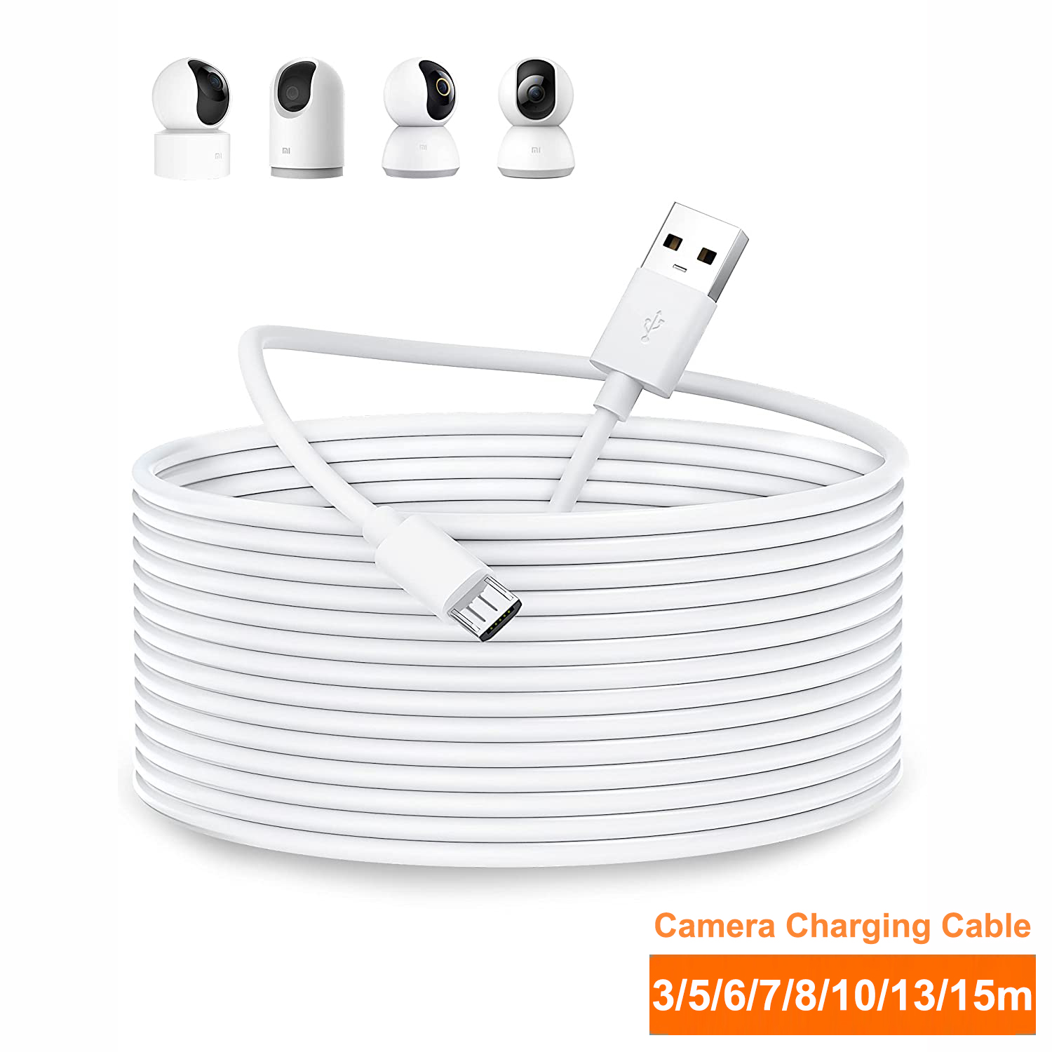 3~13m Micro USB Extension Cabl - Xiaomi Home Security 360 recensione e prezzo