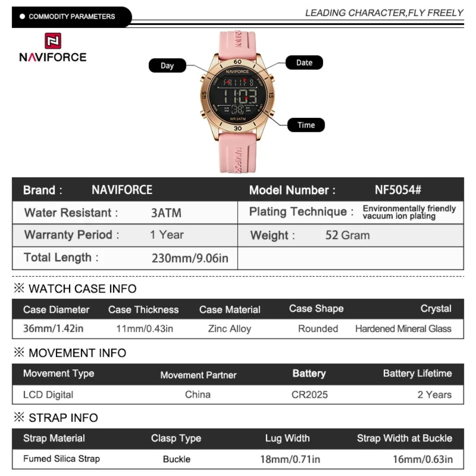 NAVIFORCE Watch For Women Fash - Home Security Electronics recensione e prezzo