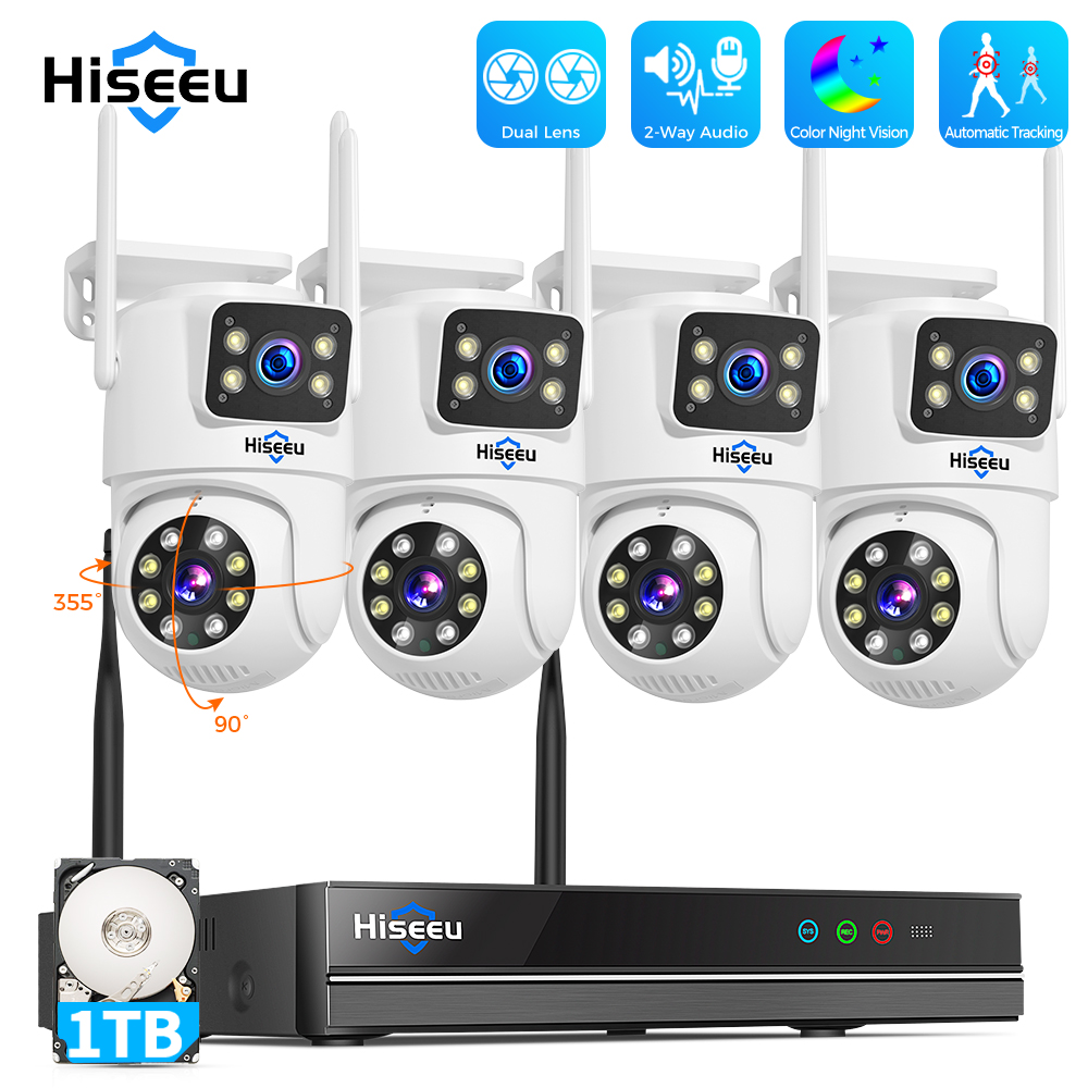 Hiseeu 6MP WiFi Dual Lens Came - Home Security Monitoring recensione e prezzo