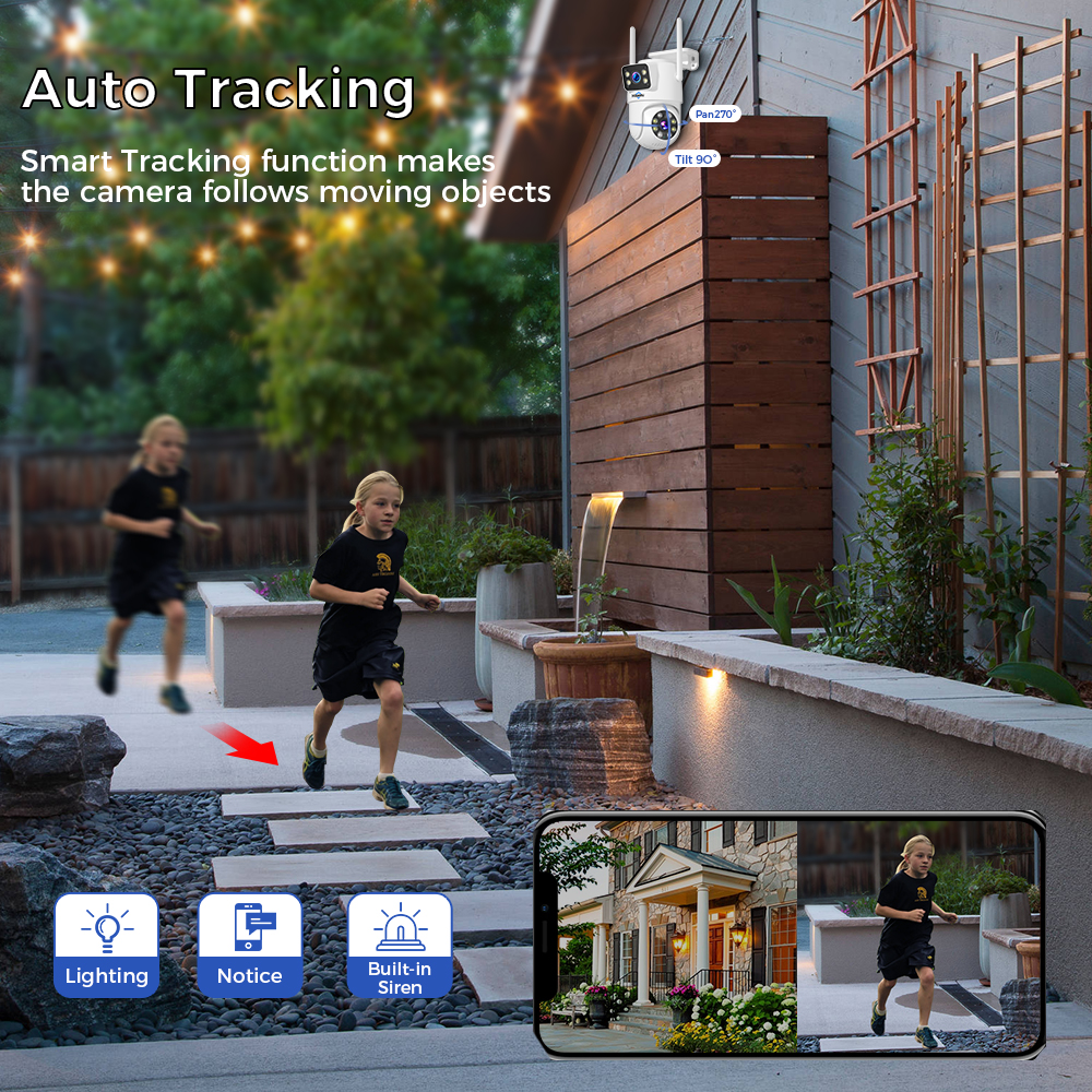 Hiseeu 6MP WiFi Dual Lens Came - Home Security Monitoring recensione e prezzo