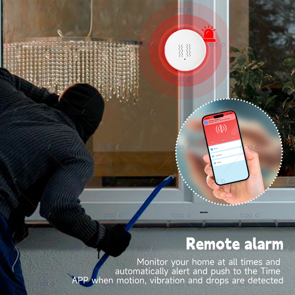 ZigBee Tuya Smart Vibration Se - Home Security Monitoring recensione e prezzo