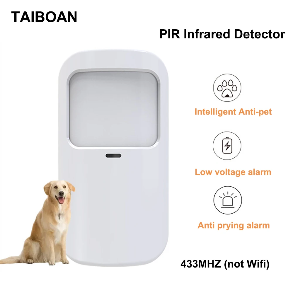 White Wireless 433MHz Infrared - Pet Immune Pir Sensor recensione e prezzo