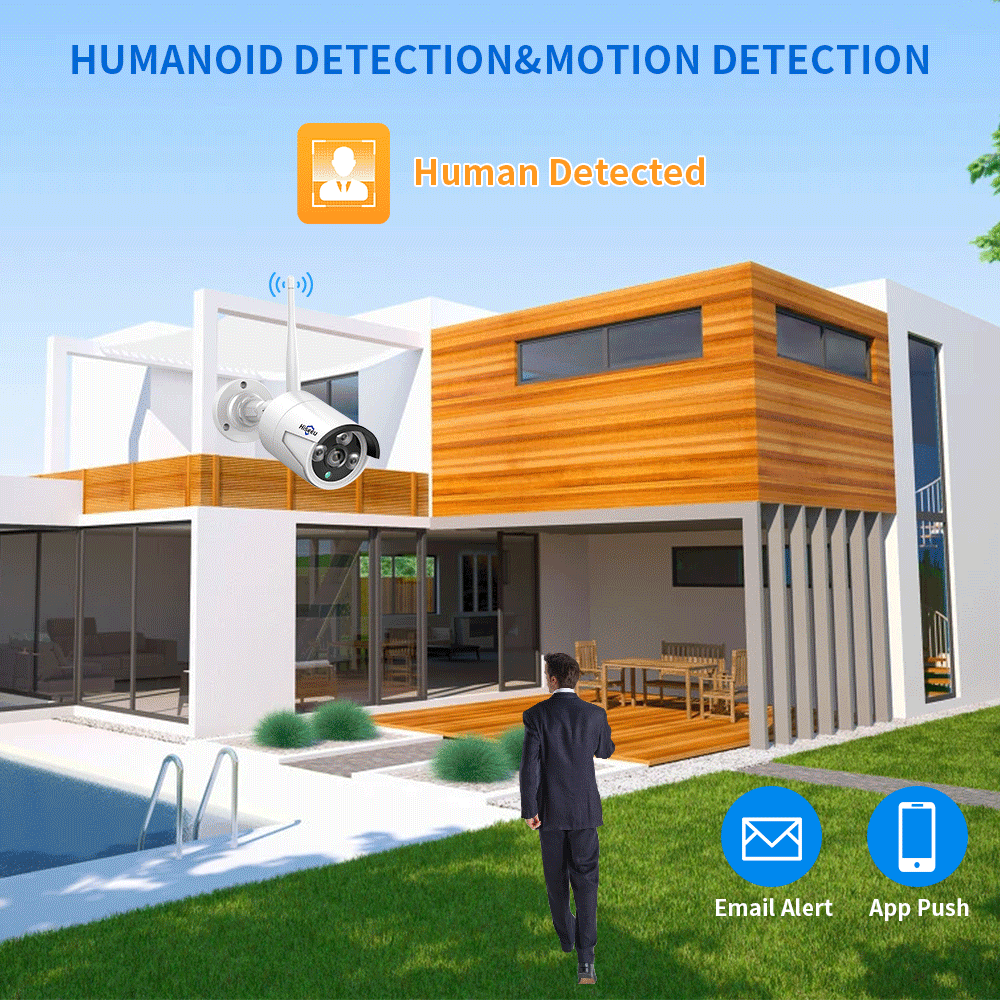 Hiseeu 3/5/8MP WiFi CCTV Camer - Home Security Wireless Cameras recensione e prezzo