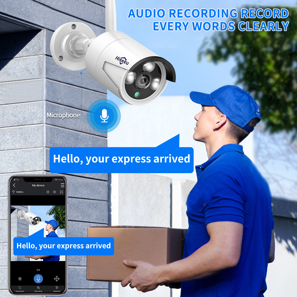 Hiseeu 3/5/8MP WiFi CCTV Camer - Home Security Wireless Cameras recensione e prezzo