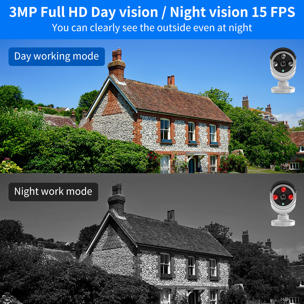 Hiseeu 3/5/8MP WiFi CCTV Camer - Home Security Wireless Cameras recensione e prezzo