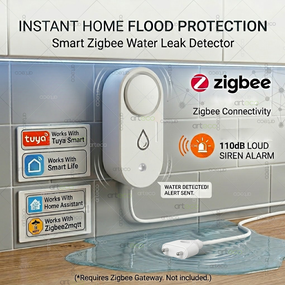 Zigbee Water Leak Detector Sma - Home Security Gadgets recensione e prezzo