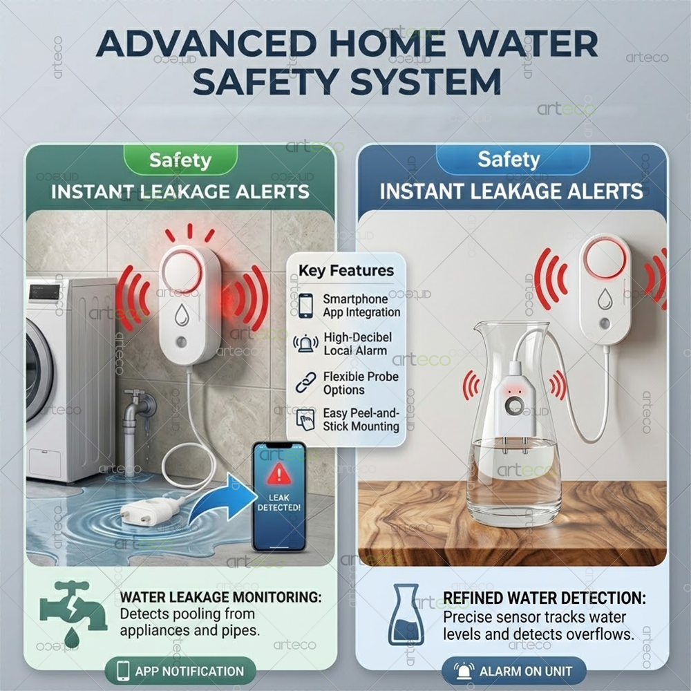 Zigbee Water Leak Detector Sma - Home Security Gadgets recensione e prezzo