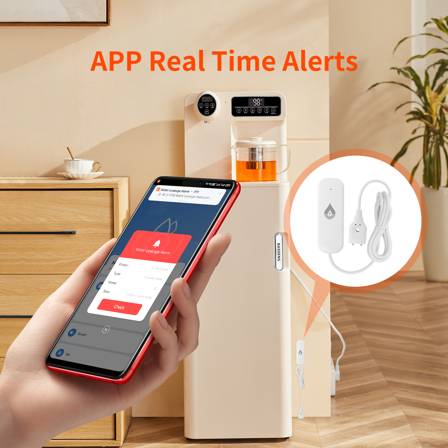 YFK Tuya WiFi Water Leakage Se - Home Security With Ai recensione e prezzo