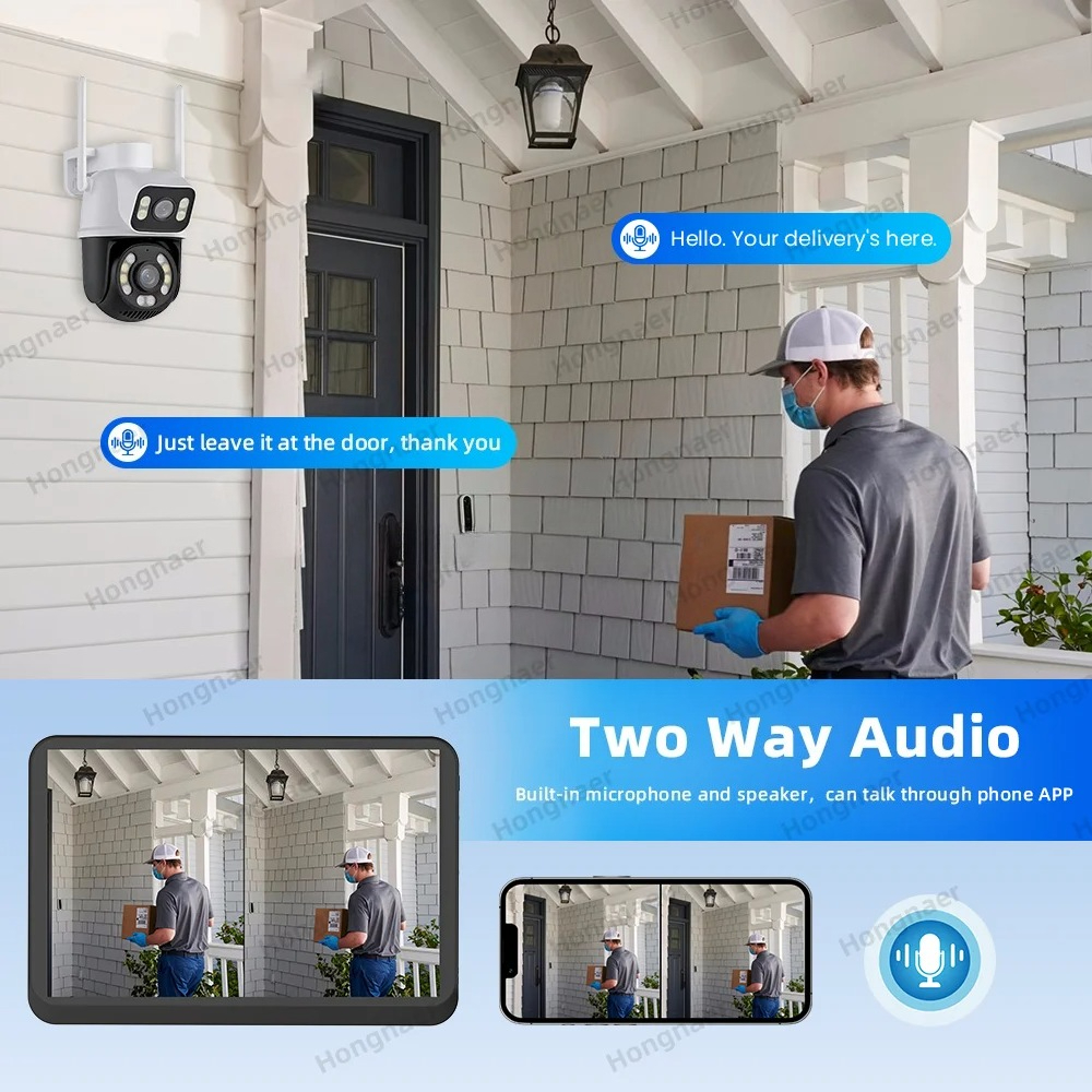 Hongnaer 6MP 4CH Dual Lens Hom - Home Security Wireless Cameras recensione e prezzo