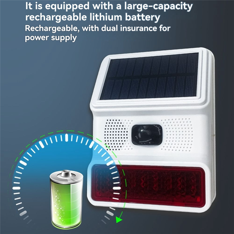 N93R Solar Power Wireless Sire - Home Security Lights recensione e prezzo