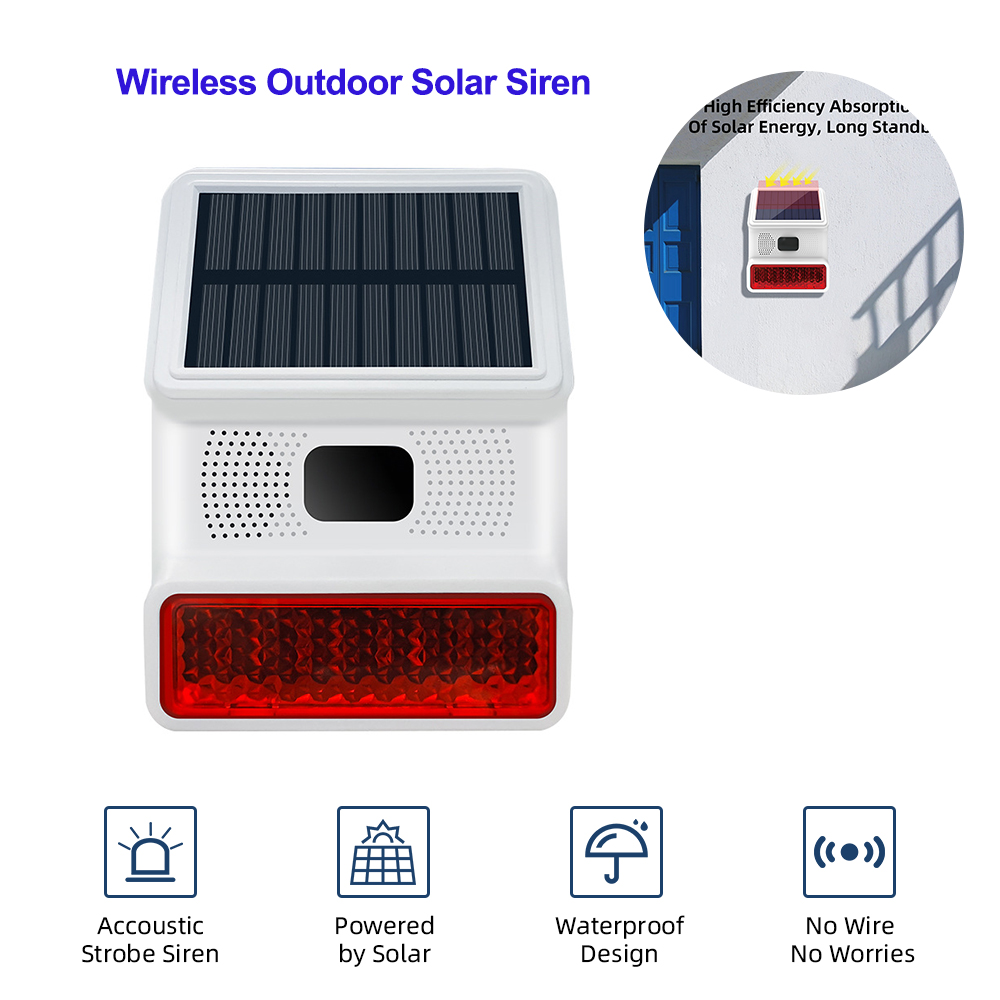 TAIBOAN 433MHZ Wireless Solar  - Home Security Lights recensione e prezzo