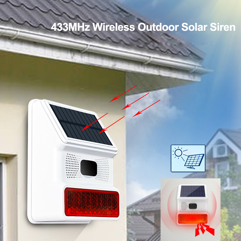 TAIBOAN 433MHZ Wireless Solar  - Home Security Lights recensione e prezzo