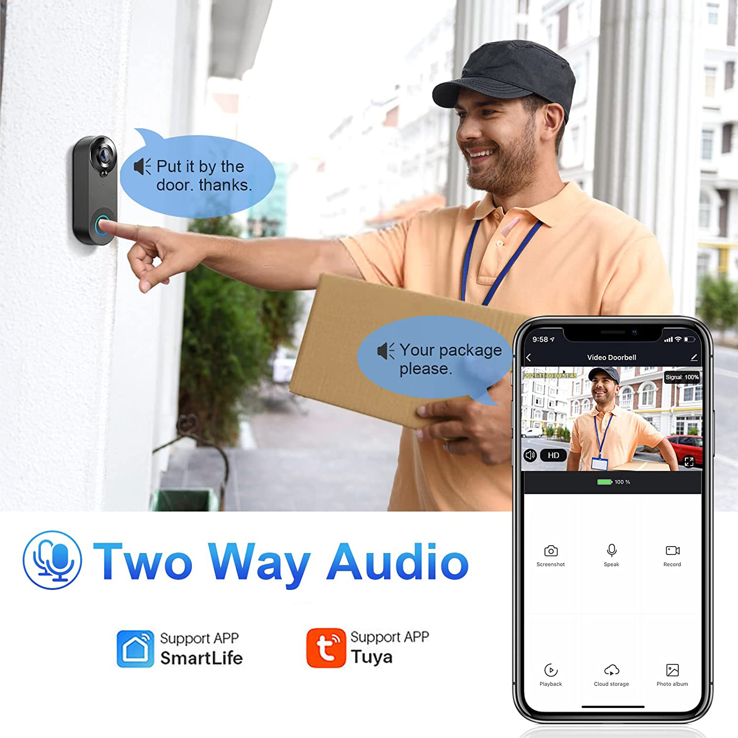 5G 2.4G WiFi Video Doorbell 10 - Home Security Premium recensione e prezzo