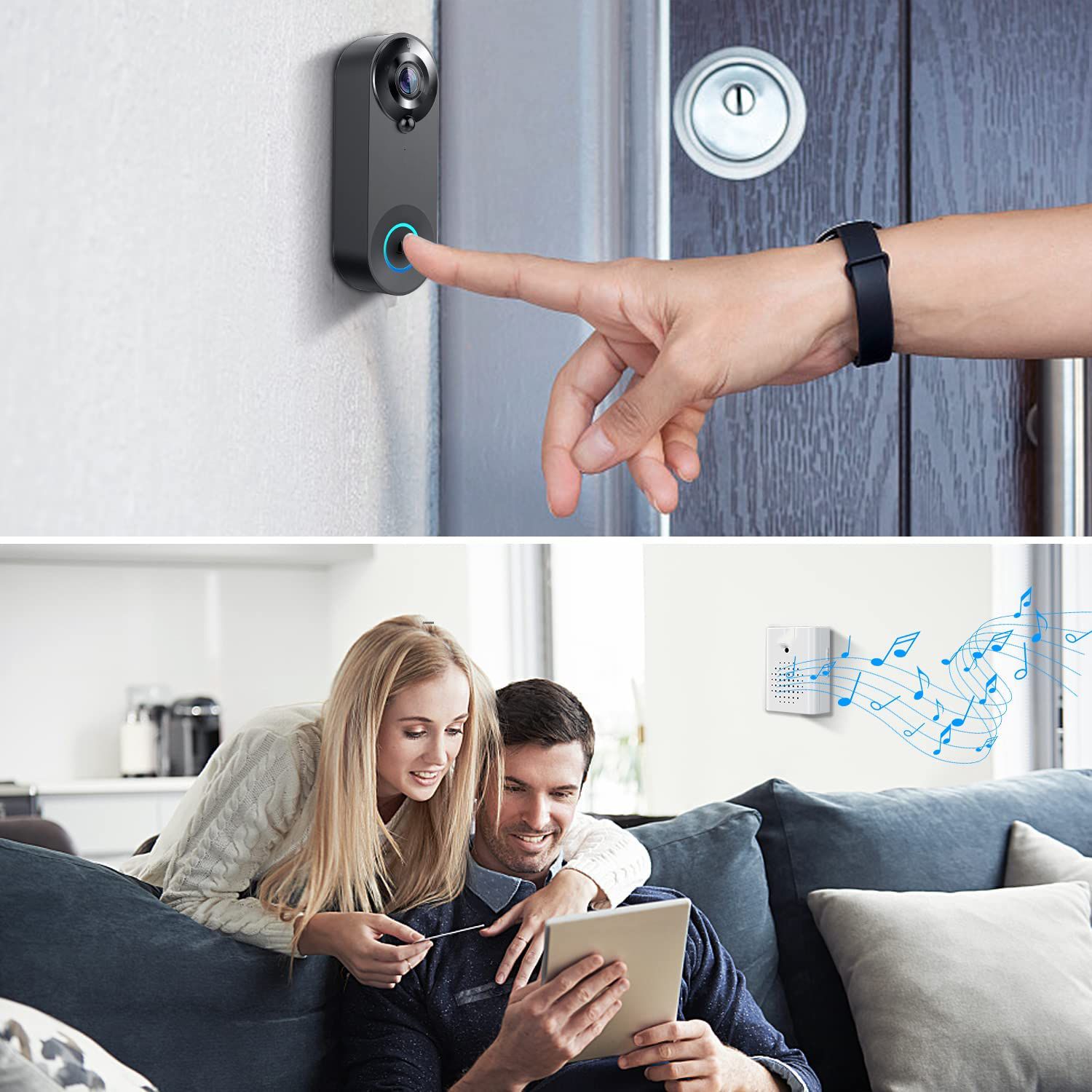 5G 2.4G WiFi Video Doorbell 10 - Home Security Premium recensione e prezzo