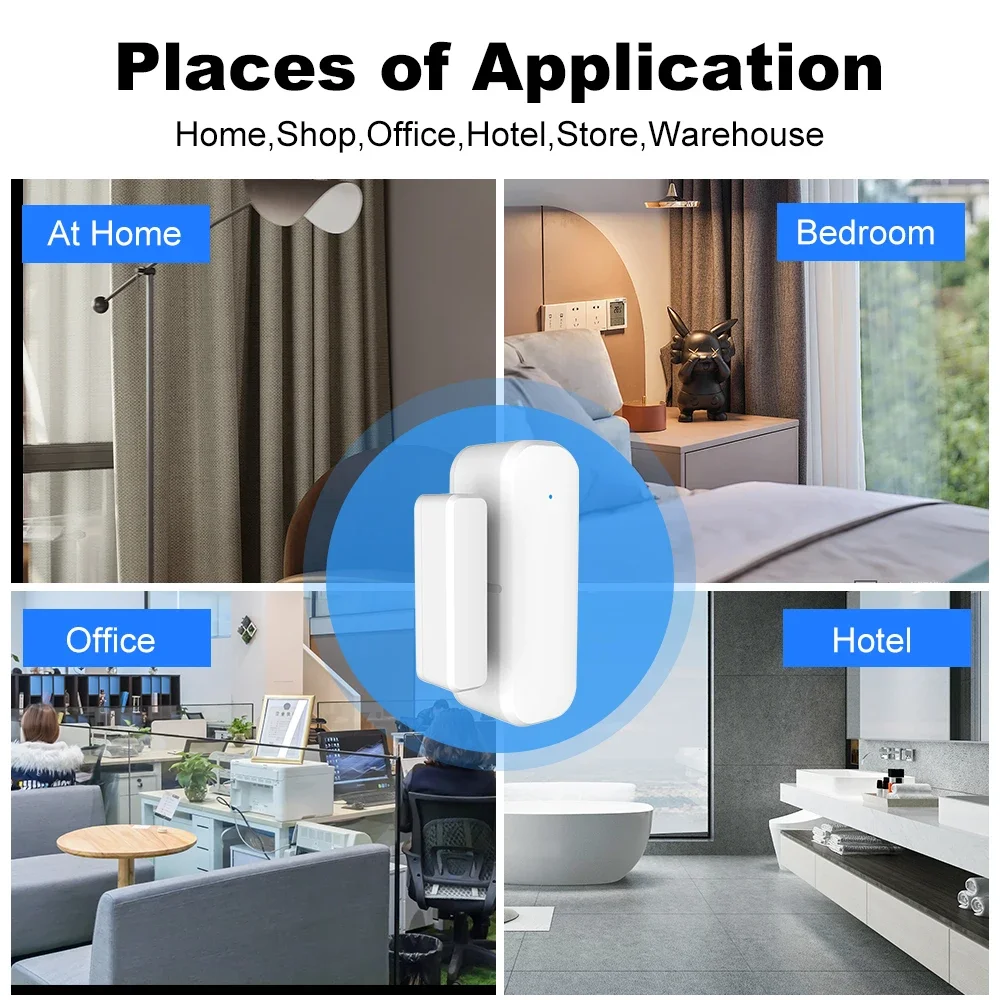 ZigBee Door Window Sensor Wire - Home Security With Ai recensione e prezzo