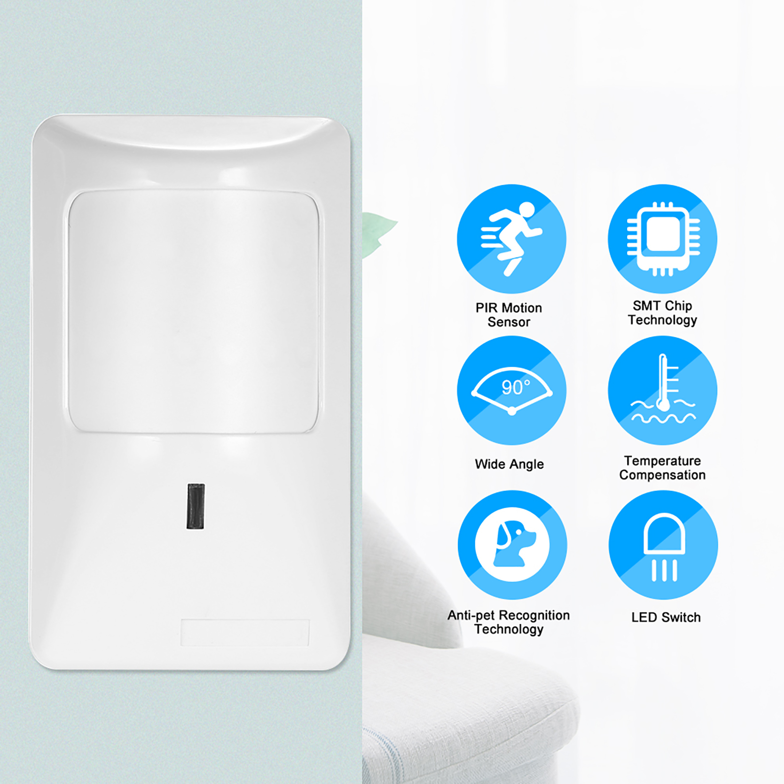 2pcs Sensor Anti-Pet PIR Motio - Pet Immune Pir Sensor recensione e prezzo