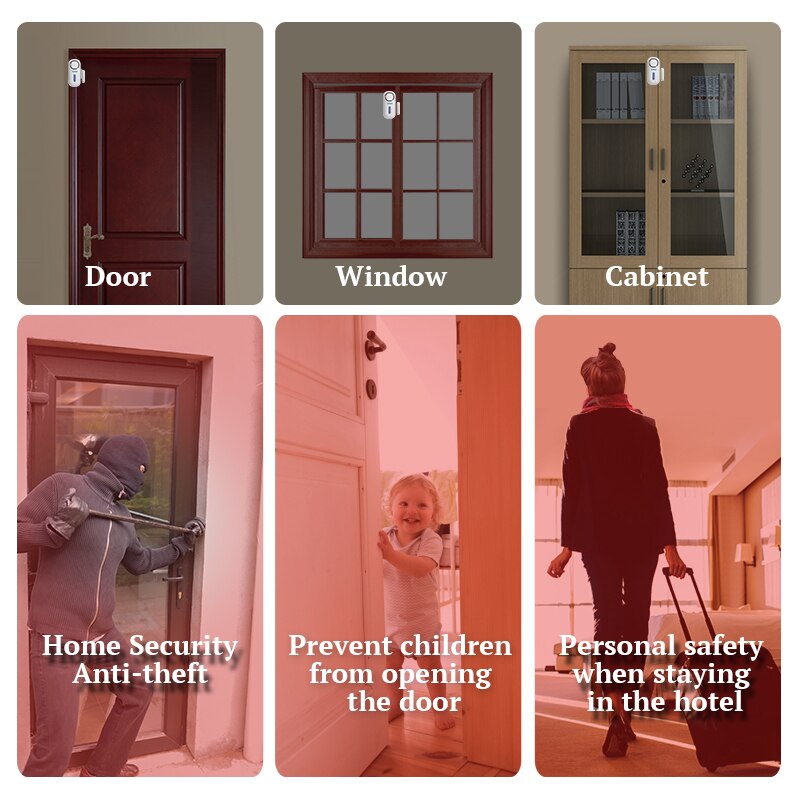 KERUI 120DB Wireless Door/Wind - Home Security Lights recensione e prezzo
