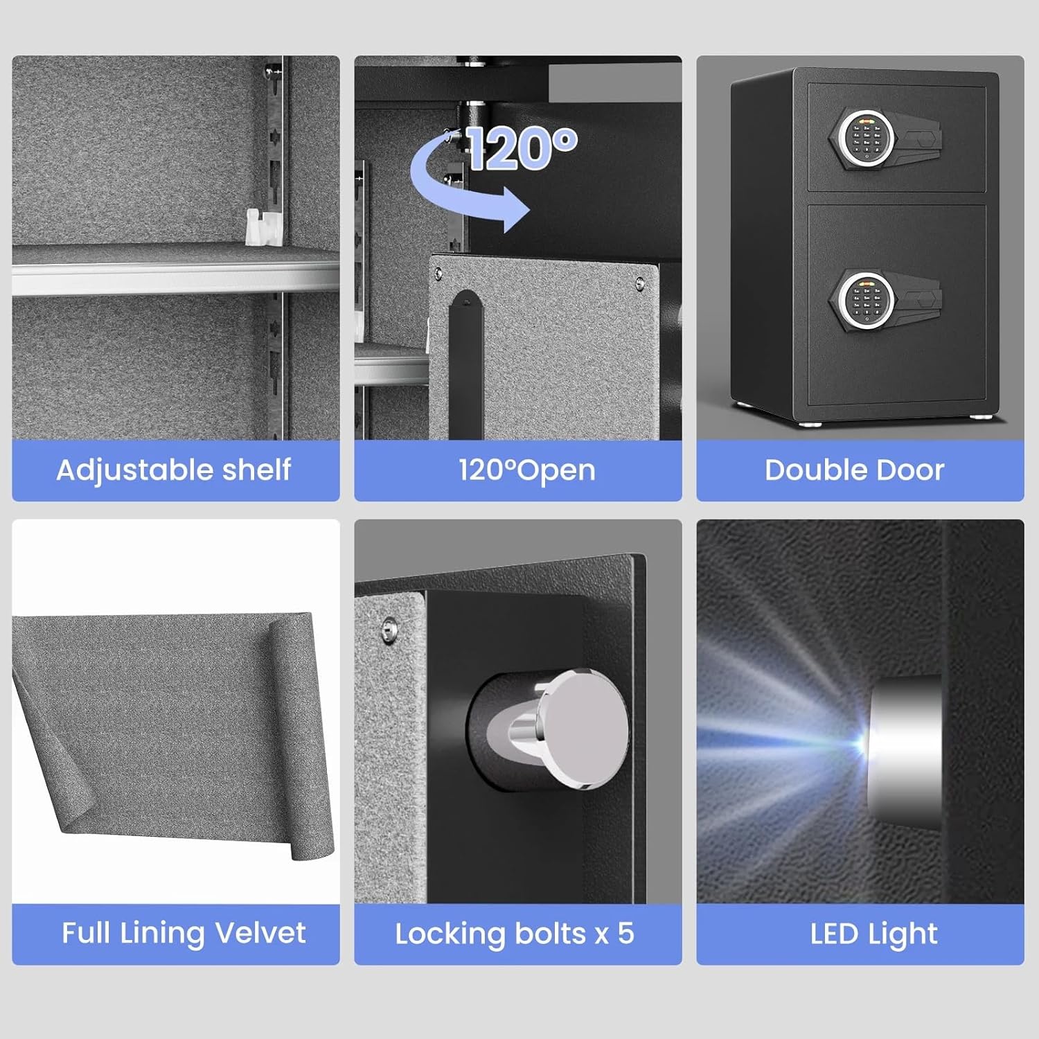 5.0 Cu Ft Fireproof Waterproof - Home Security Lights recensione e prezzo
