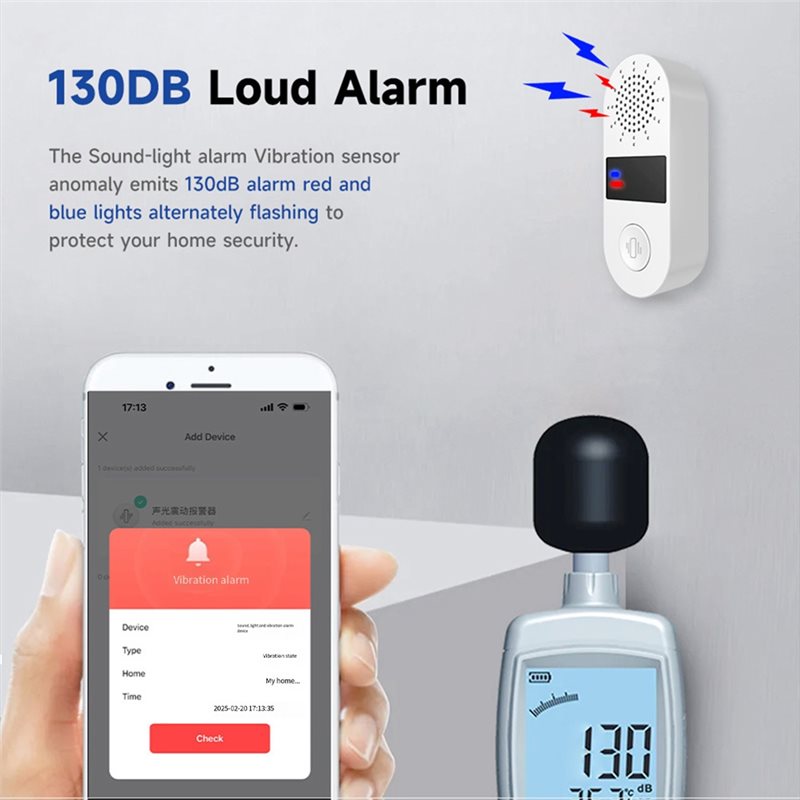 A25P Tuya Wifi Vibration Senso - Home Security Lights recensione e prezzo