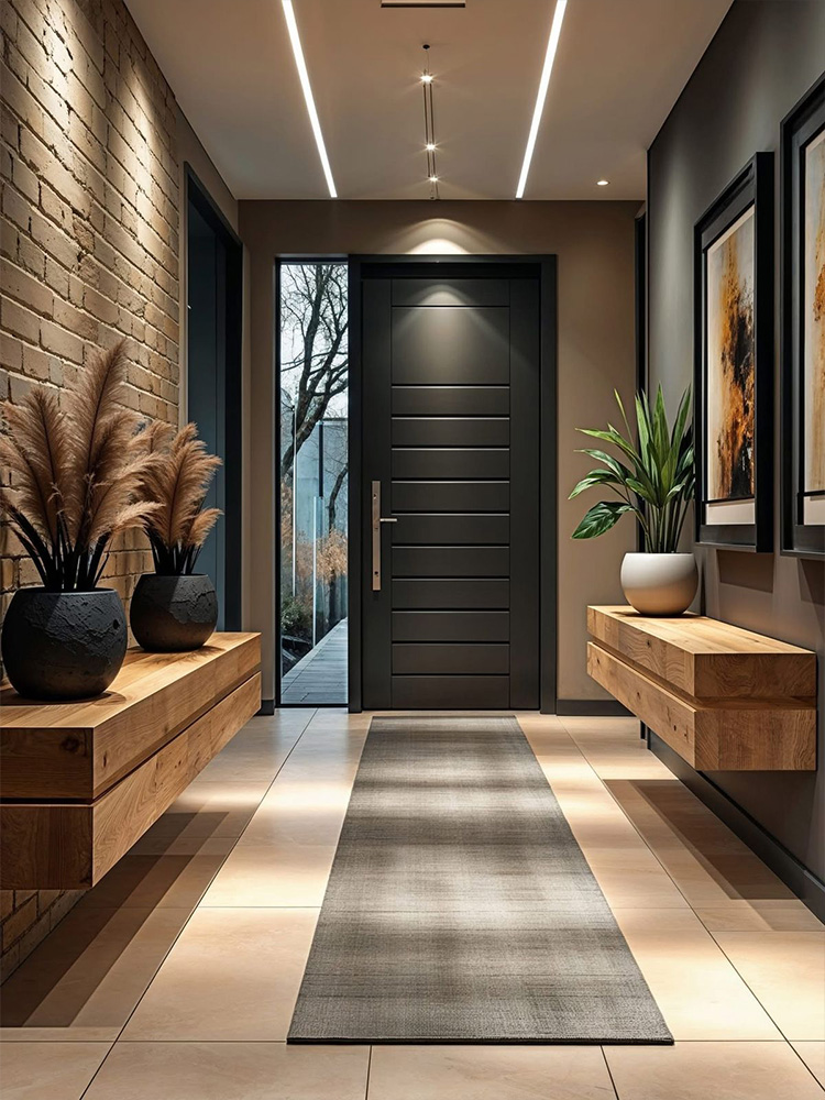 Entrance Door With Sidelight F - Home Security Front Door recensione e prezzo