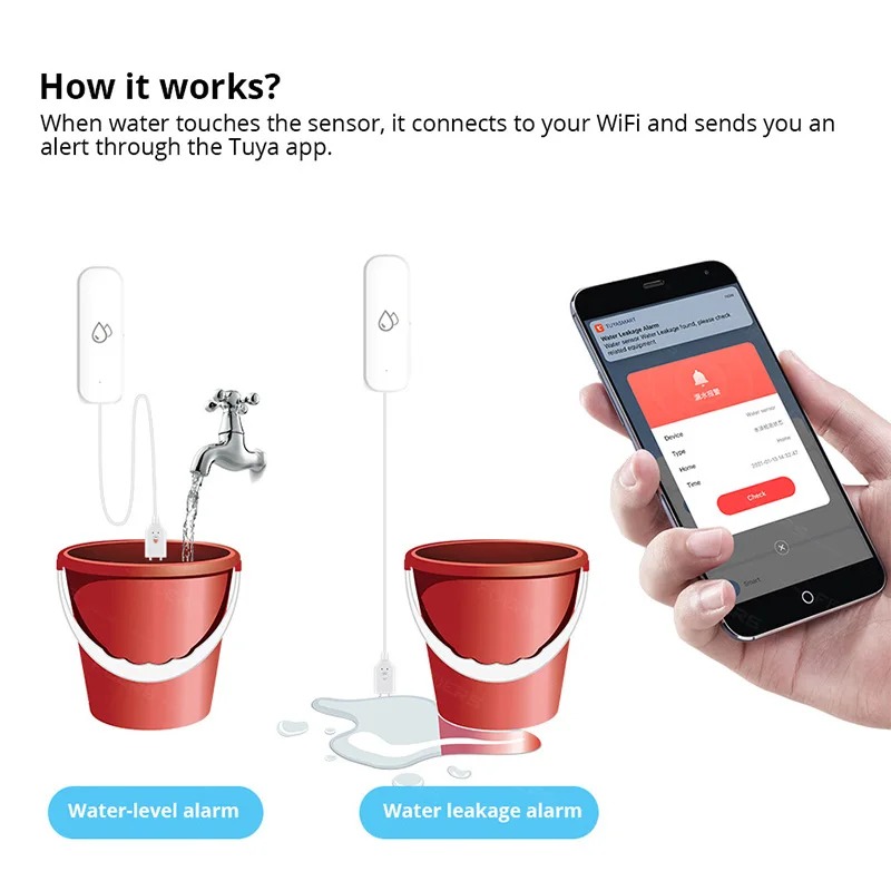 Smart Home Zigbee Water Leak D - Home Security System recensione e prezzo