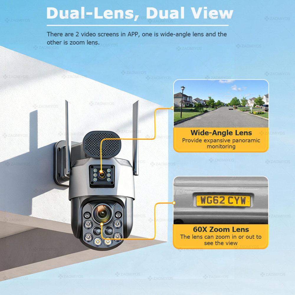 Dual Lens Home Outdoor Surveil - Home Security Ultimate recensione e prezzo